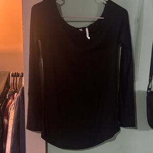 Victoria's Secret Black Long Sleeve Top